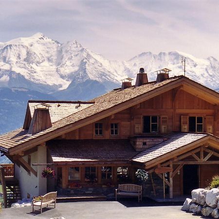 הוילה סלאנש La Joubarbe Au Balcon Du Mont-Blanc מראה חיצוני תמונה