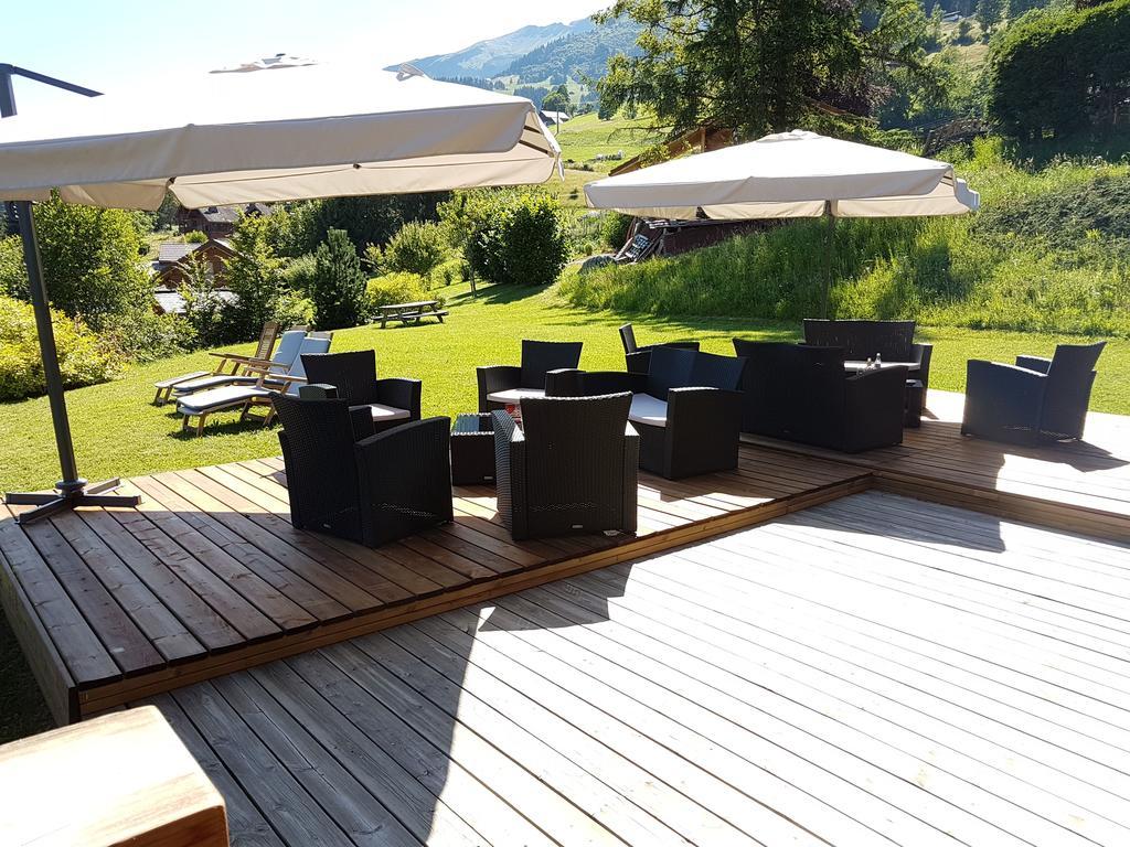הוילה סלאנש La Joubarbe Au Balcon Du Mont-Blanc מראה חיצוני תמונה
