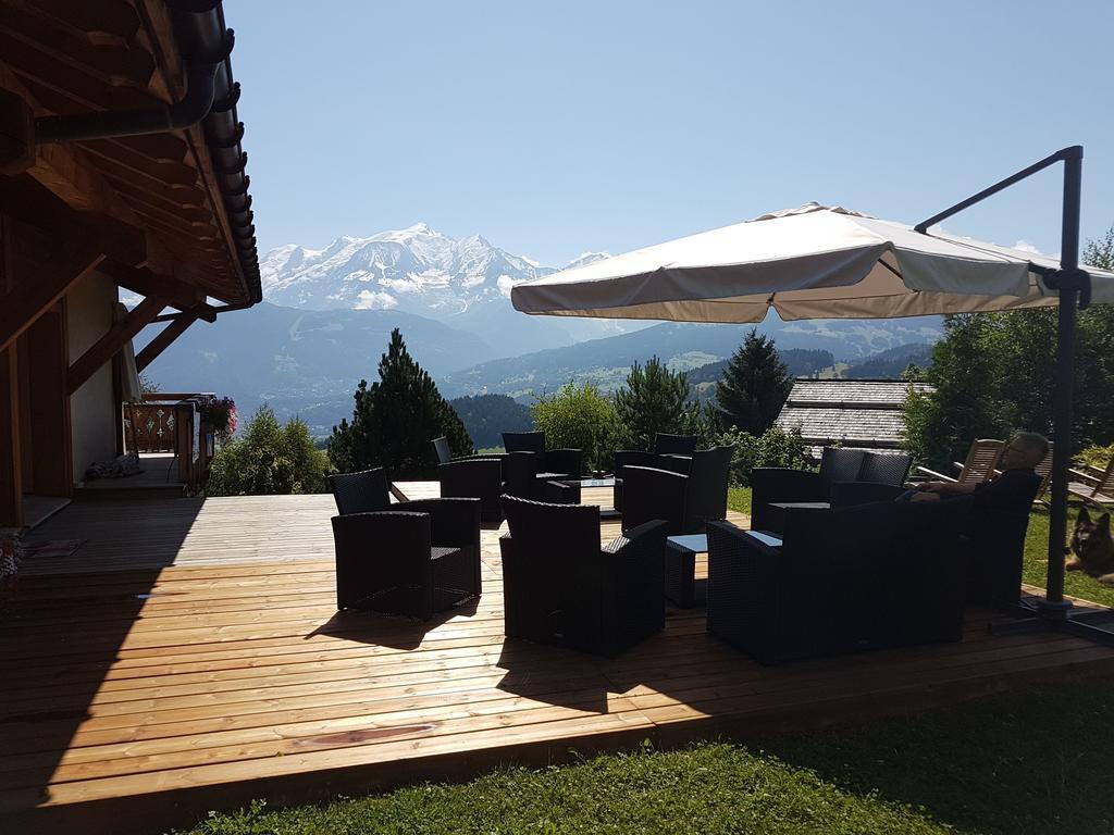 הוילה סלאנש La Joubarbe Au Balcon Du Mont-Blanc מראה חיצוני תמונה