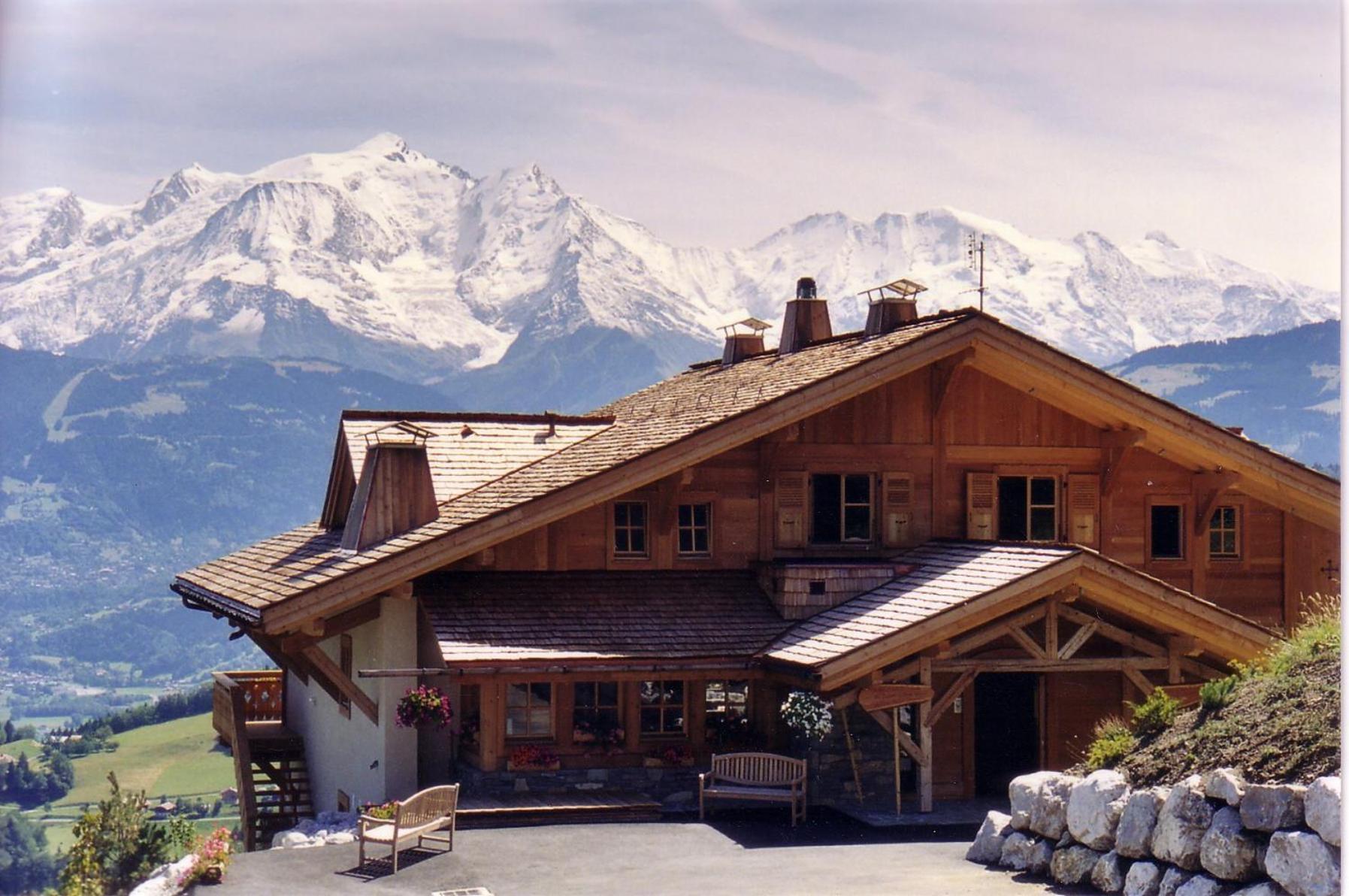 הוילה סלאנש La Joubarbe Au Balcon Du Mont-Blanc מראה חיצוני תמונה