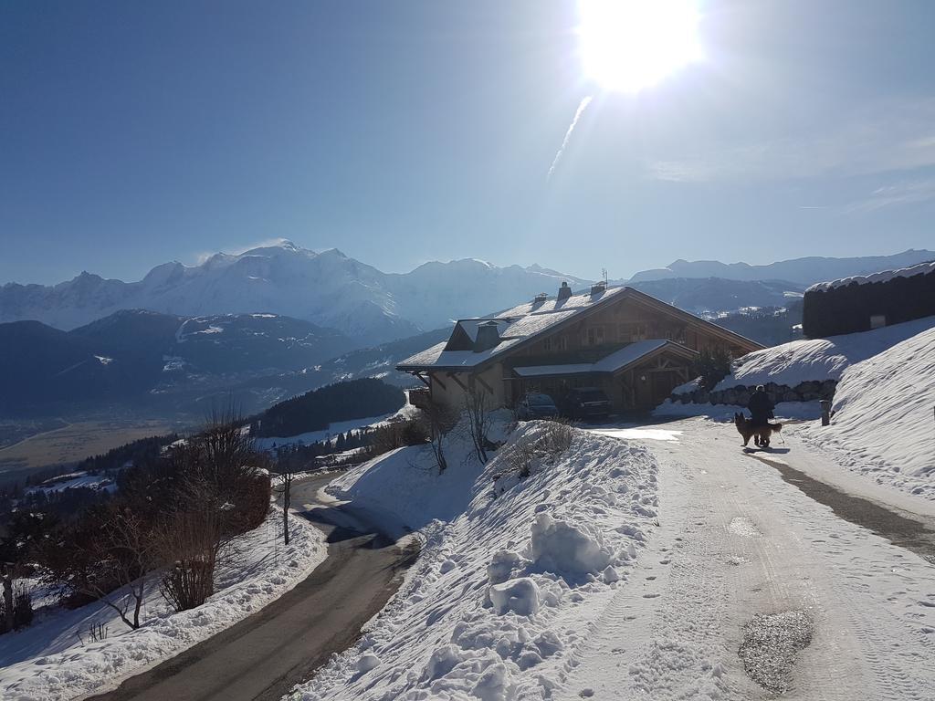 הוילה סלאנש La Joubarbe Au Balcon Du Mont-Blanc מראה חיצוני תמונה